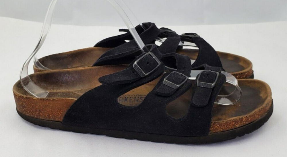 Birkenstock Florida L 9/M7/40 Narrow Soft Footbed 3 Strap Leather Sandal Repair